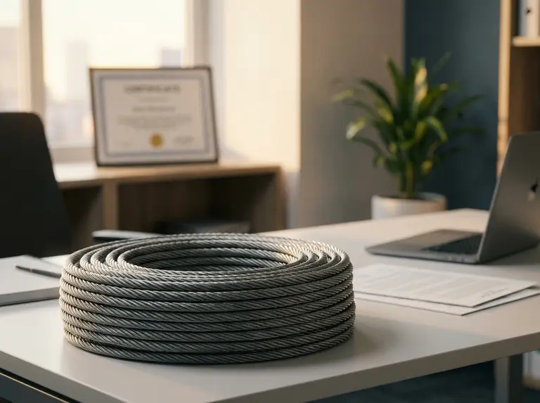 Сертификат на канат стальной